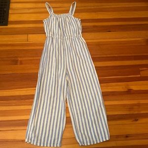 Sleeveless Linen-Blend Jumpsuit for Girls